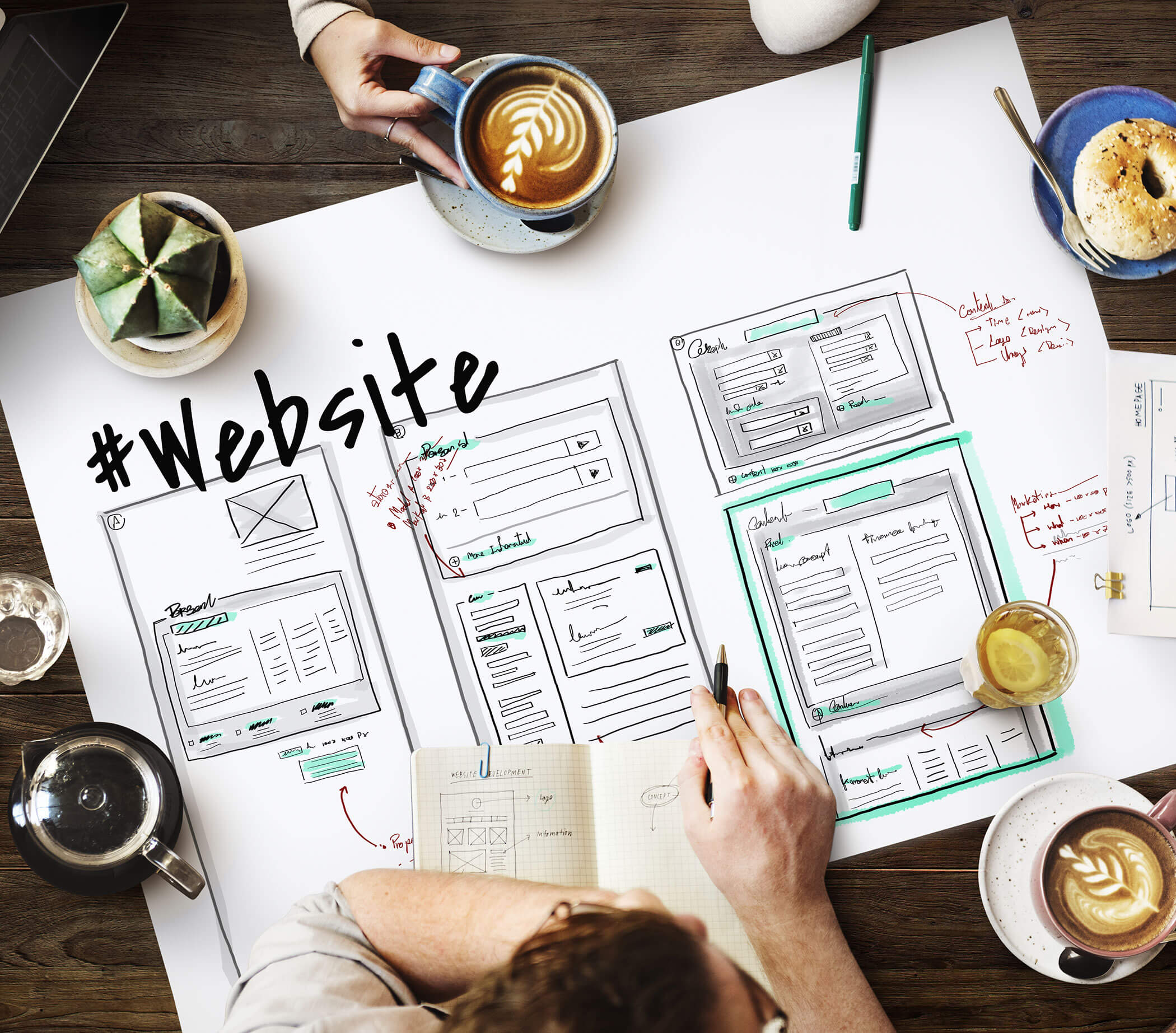 Gestaltung einer Internetseite